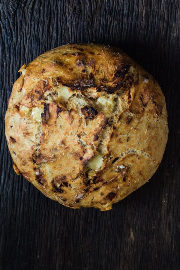 super easy asiago sun dried tomato bread | Eat Good 4 Life