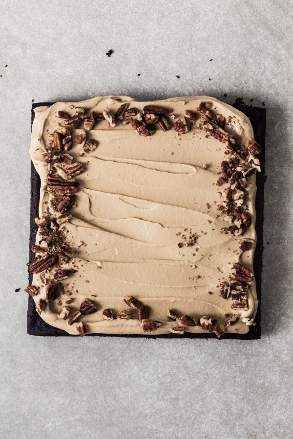 Black bean cake with coffee frosting | Eat Good 4 Life