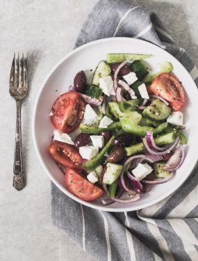 Super simple Greek salad | Eat Good 4 Life