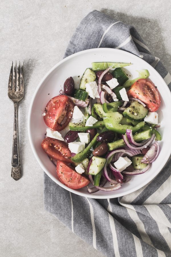 Super simple Greek salad | Eat Good 4 Life