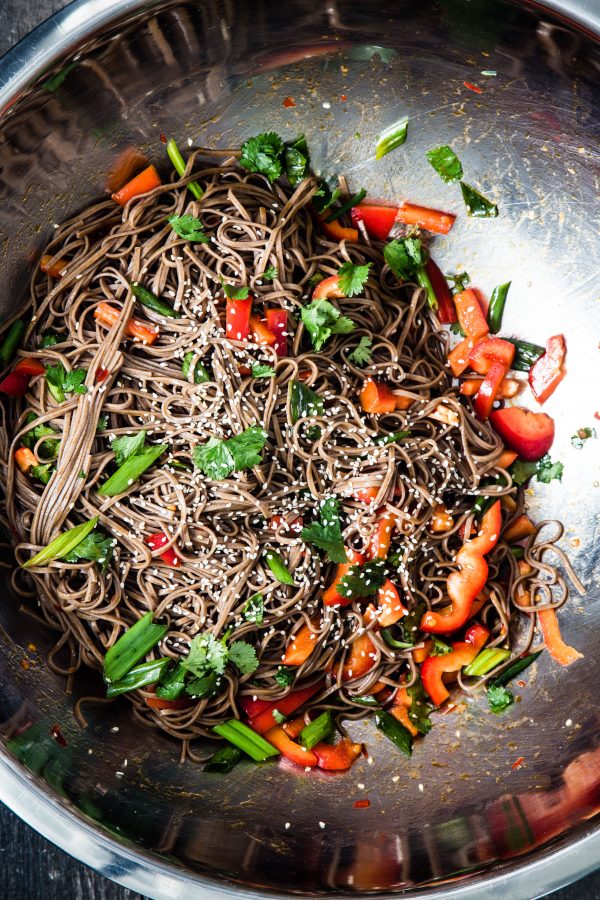 15 minutes soba noodle salad | Eat Good 4 Life