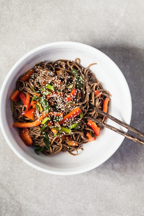 15 minutes soba noodle salad | Eat Good 4 Life