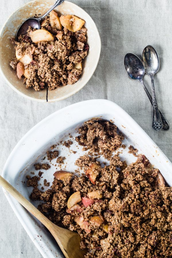 Gluten free apple pecan crisp | Eat Good 4 Life