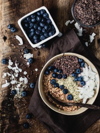 Chocolate peanut butter overnight oats | Eat Good 4 Life