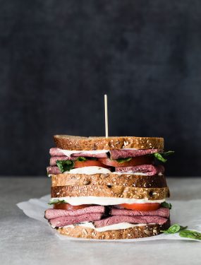 Pastramy watercress tomato sandwich | Eat Good 4 Life