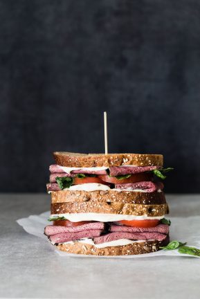 Pastramy watercress tomato sandwich | Eat Good 4 Life