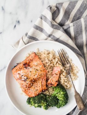 Glazed bourbon orange salmon | Eat Good 4 Life