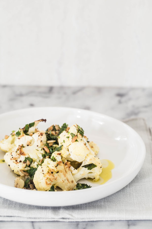 Roasted cauliflower with parsley and lemon | Eat Good 4 Life