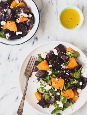 Eat Good 4 Life | Roasted vegetable salad with orange vinaigrette