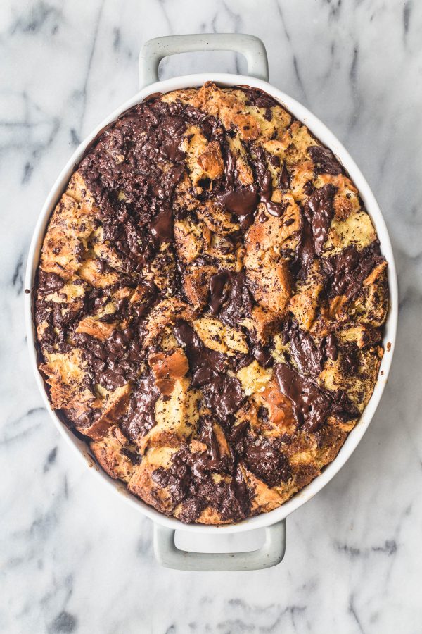 eat good 4 life | Dark chocolate orange bread pudding