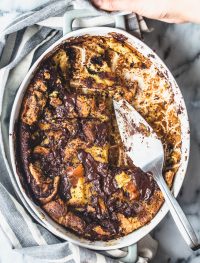 eat good 4 life | Dark chocolate orange bread pudding