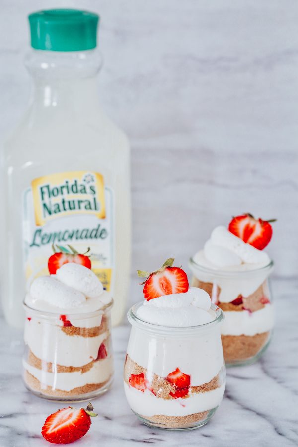 no bake strawberry lemonade cheesecake | Eat Good 4 Life