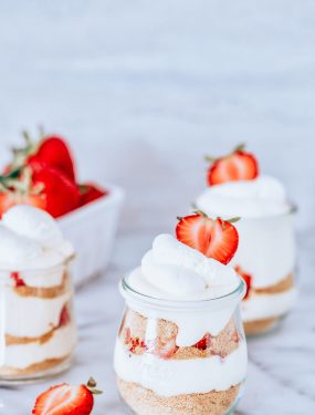 no bake strawberry lemonade cheesecake | Eat Good 4 Life